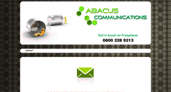 Desktop Screenshot of abacus-comms.co.uk